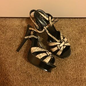 Cute platform sandals